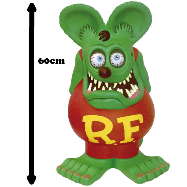 ラットフィンク ジャンボコインバンク グリーン ファンコ 貯金箱 RATFINK エドロス ラットフィンク フィギュア R/F 貯金箱 Rat Fink ラットフィンク グッズ 巨大フィギュア ビッグ 特大 funko アメリカン雑貨 アメリカ雑貨 通販 かわいい おしゃれ 父の日 ギフト