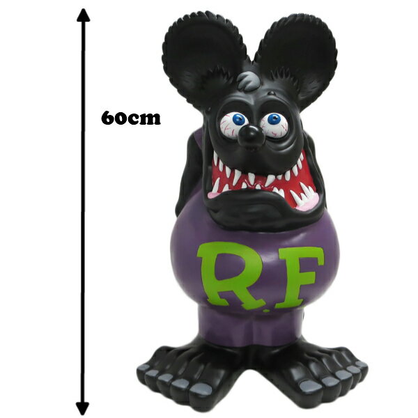 【 FUNKO 】ラットフィンク ジャンボコインバンク ブラック バンク 貯金箱 RATFINK コレクション エドロス ラットフィンク フィギュア　R/F 貯金箱 Rat Fink Jumbo coin bank　貯金箱 お札　アメ雑貨　ネズミ