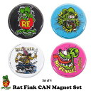 ラットフィンク マグネット 4個セット アメリカン雑貨 冷蔵庫 黒板 アメリカ雑貨 ラットフィンク グッズ rat fink アンティーク ヴィンテージ ムーンアイズ mooneyes
