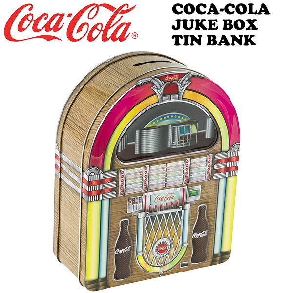 コカコーラ グッズ ジューク ボックス ティン バンク 貯金箱 アメリカン雑貨 コインバンク おもしろ 500円玉 お札 Coca Cola コカ・コーラグッズ コカコーラ雑貨 インテリア雑貨 アメリカ雑貨 かわいい おしゃれ お洒落 プレゼント 面白いのサムネイル