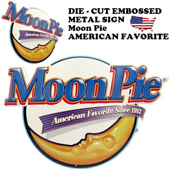 楽天アメリカ雑貨 ミニカー FUN FUNNYブリキ看板 アメリカン ムーンパイ Moon Pie AMERICAN FAVORITE ブリキ看板だ アメリカン雑貨 レトロ おしゃれ インテリア ガレージ キャラクター グッズ メタルサインプレート 壁掛け 壁装飾品 看板 プレート 送料無料 アメリカ雑貨 かわいい お菓子