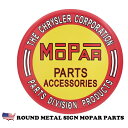 モパー ブリキ看板 MOPAR PARTS アメリカン雑貨 ラウンド メタルサイン アメリカ雑貨 サインプレート ガレージ 壁装飾 壁掛け 車 レトロ インテリ...