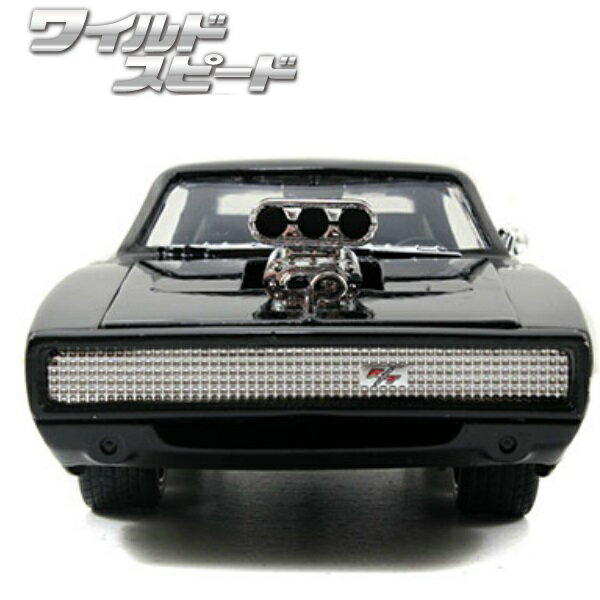 1/24ワイルドスピード ミニカー 箱入り ダッジ チャージャー グロスブラックFAST & FURIOUS DIECAST MINICAR DOMS DODGE CHARGER R/T GLOSS BK JADA社