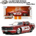 フォード マスタング 1970 ミニカー アメ車 1/24 JADATOYS 1:24 BTM 1970 Ford Mustang Boss 429 ダイキャス...