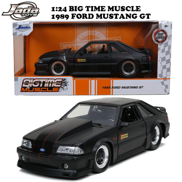 フォード マスタング gt 1989 ミニカー アメ車 1/24 JADATOYS BTM 1989 Ford Mustang GT ダイキャスト ミニカー 旧車 車 マッスルカー アメリカン雑貨 アメリカ雑貨 ダイキャストカー アメトイ jada toys ジャダトイズ クリスマス ギフト 送料無料