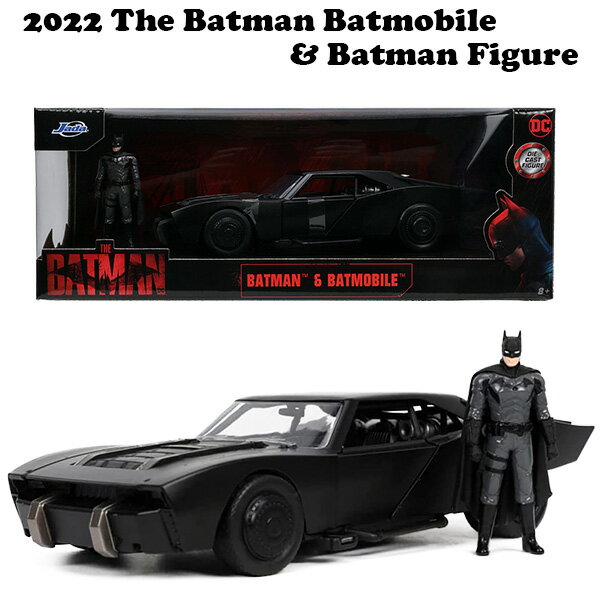 バットモービル 2022 ミニカー バットマン 1/24 アメ車 ダイキャストカー バットマンフィギュア付き jadatoys THE BATMAN BATMOBILE W/BATMAN ダイキャスト ミニカーセット アメ車 旧車 車 おもちゃ トイカー アメトイ アメリカン雑貨 アメリカ雑貨 送料無料 父の日 ギフト