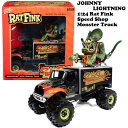 ラットフィンク ミニカー 1/24 トラック JOHNNY LIGHTNING RAT FINK SPEED SHOP MONSTER TRUCK ダイキャストカー ラットフィンク グッズ ラット フィンク セット アメトイ 車 おもちゃ Rat Fink rat fink アメ車 アメリカン雑貨 アメリカ雑貨 父の日 ギフト