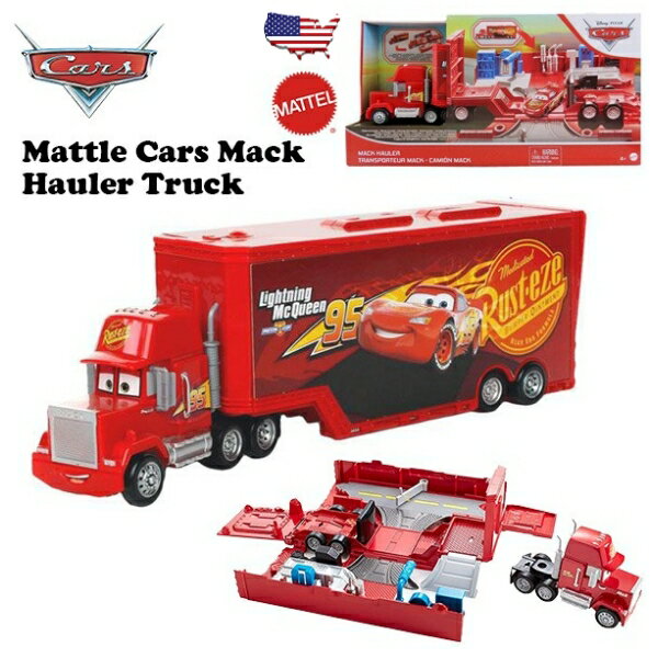 マテル カーズ ミニカー 1/55 おもちゃ MATTEL 1:55 DISNEY PIXAR CARS HAULER TRUCK ディズニー ピクサー カーズ 車 カーズ マックホーラートラック ダイキャスト ミニカー ダイキャストカー アメリカン雑貨 アメリカ雑貨 子供のサムネイル
