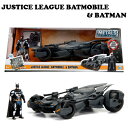 バットモービル ミニカー 1/24 JADATOYS 1/24 2017 JUSTICE LEAGUE BATMOBILE W/BATMAN バットマンの搭乗車ミニカー ダイキャスト ミニカー ミニカー セット ダイキャストカー JADA ミニカー 車 おもちゃ アメリカン雑貨 アメリカ雑貨 父の日 ギフト 送料無料