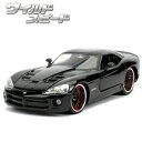 ミニカー 1/24 ワイルドスピード ダイキャストカー ダッジ バイパー SRT10 ブラック jada toys LETTY DODGE VIPER SRT1...