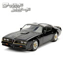 ワイルドスピード ミニカー 1/24 ダイキャストカー JADATOYS TEGOs PONTIAC FIREBIRD ファイヤーブースト ポンティアック ファイアーバード ブラック 映画 ダイキャスト グッズ ワイスピ 車 アメ車 旧車 アメトイ アメリカン雑貨 jada ジャダトイズ 父の日 ギフト 送料無料