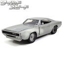 ミニカー 1/24 ワイルドスピード ダイキャストカー ダッジ チャージャー ベアメタル jada toys DOMS 1970 DODGE CHARGER R...