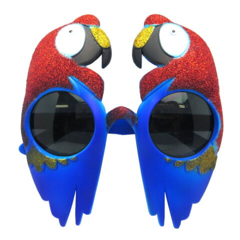 鳥 サングラス インコ メガネ 仮装 コスプレ 大人 眼鏡 おもしろ 動物 トリ とり ファニーグラス めがね 衣装 ハロウ…