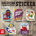 ステッカー アメリカン カンパニー キャラクター かわいい おしゃれ アメキャラ アメリカン雑貨 アメリカ雑貨 送料無料