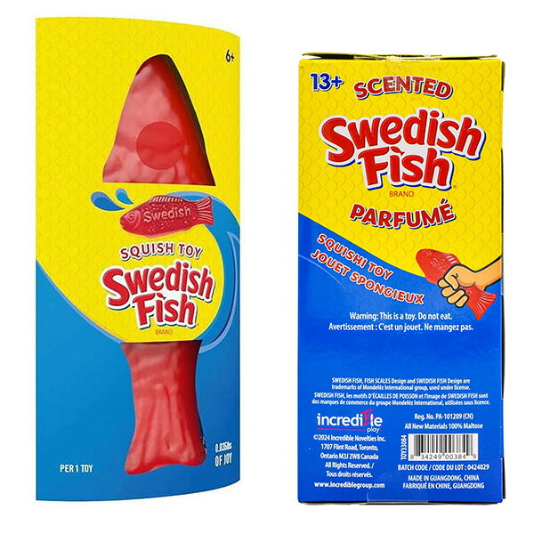 Swedish Fish スクイーズ スウェーデン フィッシュ グミキャンディス クイーズ おもちゃ ストレス解消 癒し ストレス発散 減圧 スクイーズ玩具 ぷにぷに 握る ストレスボール おもしろ 面白雑貨 アメトイ アメリカン雑貨 アメリカ雑貨 プレゼント fun-and-funny-10010011 アメリカ雑貨 ミニカー FUN FUNNY サンプル画像3