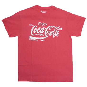 Tシャツ ENJOY COCA-COLA THIRST DISTRESSED T370-XL コカ・コーラtシャツ　アメリカメンズXLサイズ　メンズ半袖Tシャツ　UネックTシャツ　アメカジ　カジュアル