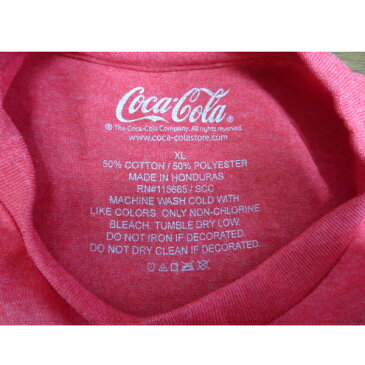 Tシャツ ENJOY COCA-COLA THIRST DISTRESSED T370-XL コカ・コーラtシャツ　アメリカメンズXLサイズ　メンズ半袖Tシャツ　UネックTシャツ　アメカジ　カジュアル