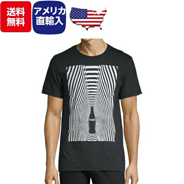 コカコーラ tシャツ メンズ 半袖 黒 大きいサイズ XL アメカジ 綿100 アメリカンサイズ ブラック 大きい 大きめ ビッグ 男性 20代 30代 40代 50代 大人 ブランド ティーシャツ アメキャラ カジュアル アメリカン雑貨 送料無料 COCA COLA