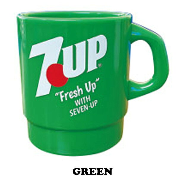 セブンアップ 7UP スタッキング マグカップ プラスチック おしゃれ 割れない 330ml アメリカン雑貨 ミルキースタッキング マグカップ アメリカ雑貨 ファイヤーキング 大人可愛い かわいい キャンプ 軽い コップ プレゼント ギフト アドバタイジング fun-and-funny-10008287 アメリカ雑貨 ミニカー FUN FUNNY サンプル画像2