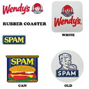 ウェンディーズ & スパム コースター シリコン おしゃれ アメリカン キャラクター WENDY SPAM アメリカン雑貨 アメリカ雑貨 かわいい インテリ雑貨...