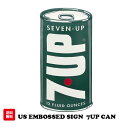 セブンアップ 缶 ブリキ看板 エンボス メタルサイン サインプレート アメリカン 看板 7UP コーラ看板 ガレージ サインボード 壁装飾 インテリア雑貨 壁掛...