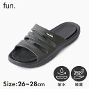 サンダル Fundals | fun. リラックス サンダル レディース メンズ 歩き やすい シューズ 厚底 オフィス 室内 春夏 オフィス 会社 ビーチ ビ...