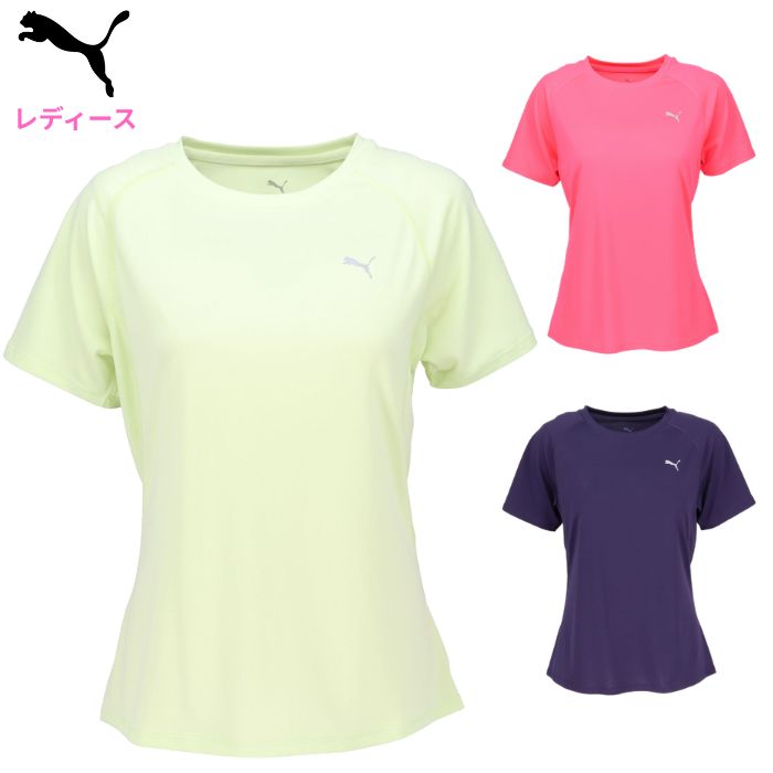乐天商城 - プーマ レディース 半袖 Tシャツ (ランニング ジョギング マラソン トップス 女性 運動 スポーツ トレーニングウェア PUMA 即日発送) 527258
