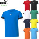 プーマ ジュニア ゲームシャツ(Tシャツ 半袖 シャツ スポーツウェア トレーニングウェア 運動 プラクティスウェア サッカー フットサル 練習着 puma)7...