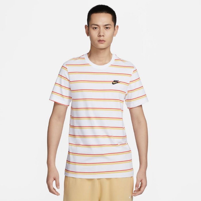 Rakuten - ナイキ メンズ Tシャツ (トップス 半袖 ウェア 男性 運動 スポーツ ストライプ NIKE 即日発送) DZ2986-100
