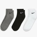 ナイキ メンズ ソックス 3足セット (レディース ユニセックス 男女兼用 靴下 スポーツソックス ワンポイント 3P NIKE あす楽) SX7667-964