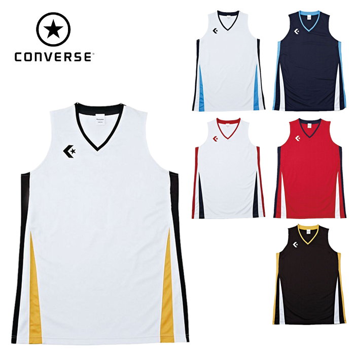 CONVERSE(コンバース) ゲームシャツ (レディース バスケットボール ミニバス ノースリーブ タンクトップ ユニフォーム チーム 部活) CB381701