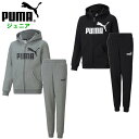 参考：適合サイズ表(PUMA JUNIOR) 身長 胸囲 ウエスト 100 95-105 49-55 47-53 110 105-115 53-59 49-55 120 115-125 57-63 51-57 130 125-135 61-67 53-59 140 135-145 64-72 54-62 150 145-155 70-78 58-66 160 155-165 76-84 62-70 単位(cm) ※上記サイズ表、各部位の身長寸法は基準ヌード寸法です。製品仕上がり寸法ではありません。 サイズについては日本スポーツ用品工業協会(JASPO)の衣料サイズに準じています。 プーマ(PUMA) ジュニア スウェット 上下セット ●素材 ・トップス -裏毛（コットン（BCI）68％・ポリエステル（リサイクル）32％） ・パンツ -裏毛（コットン（BCI）68％・ポリエステル（リサイクル）32％） ●カラー ・01-01:Pブラック ・03-03:Mグレー ●サイズ ・130/140/150/160 [トップス] ベーシックなプーマ No．1 ロゴを使った、シンプルなスポーツウェア ライン。 レギュラーフィットの裏毛フーデッドジャケット。 [パンツ] ベーシックなプーマ No．1 ロゴを使った、シンプルなスポーツウェア ライン。 レギュラーフィットの裏毛スウェットパンツ。 ※商品の画像はできる限り実物に近づけるよう配慮しております。 お使いのモニターやご覧になる環境によりまして、 色目が若干異なる場合がございますので、ご了承くださいませ。 ※メーカー希望小売価格はメーカーサイトに基づいて掲載しています。プーマ(PUMA) ジュニア スウェット 上下セット