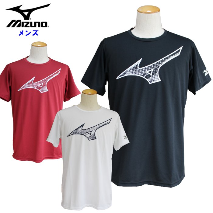 ミズノ メンズ 半袖 Tシャツ アイスタッチ 接触冷感 ひんやり スポーツウェア トレーニングウェア mizuno あす楽 K2JAB121