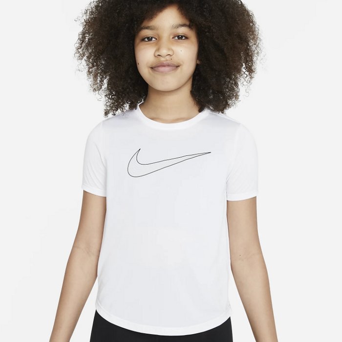 Rakuten - ナイキ ガールズ Tシャツ (半袖 子供服 スポーツウェア カジュアルウェア 小学生 女の子 ジュニア NIKE 即日発送) DD7639-100