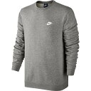 ナイキ(NIKE)クラブ フレンチテリー クルー ●素材 ・80% COTTON/20% POLYESTER ●サイズ ・S/M/L ●カラー ・063:DK GREY HEATHER/WHITE ナイキ クラブ フレンチテリー クルー ナ...