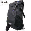 【月間優良ショップ受賞店】 Spazio マルチデイバッグ (スパッツィオ サッカー フットサル 野球 ボール収納 バット トレーニング ブラック スポーツ バッグ 通学 リュック 30L 合宿) BG0119