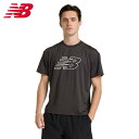 ニューバランス メンズ Tシャツ (半袖 シャツ スポーツウェア ランニング 普段着 運動 New Balance 即日発送) AMT51510-BLK