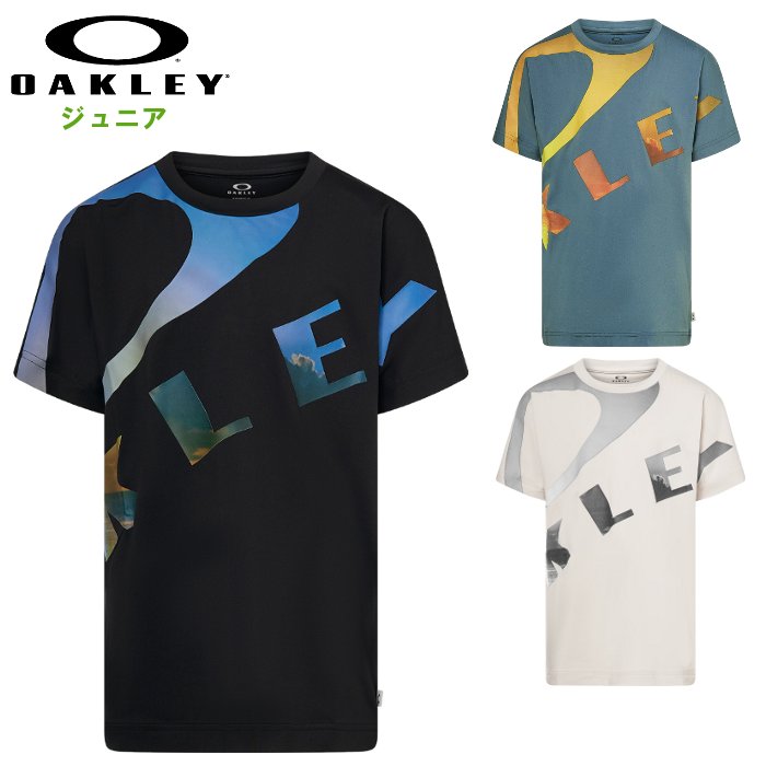 オークリー ジュニア Tシャツ (半袖 トップス シャツ キッズ カジュアル 普段着 運動 スポーツ トレーニング 小学生 子供 OAKLEY 即日発送) FOA407710
