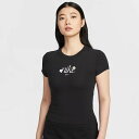ナイキ レディース Tシャツ (半袖 トップス ランニング 運動 スポーツ トレーニング ジム 普段着 ブラック NIKE 即日発送) HF9723-010