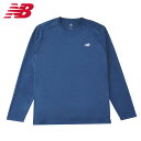 最終チャンス!【ラスト3日間限定クーポン】ニューバランス メンズ ロングスリーブTシャツ (レディース 男女兼用 長袖 スポーツウェア トレーニングウェア ラン...
