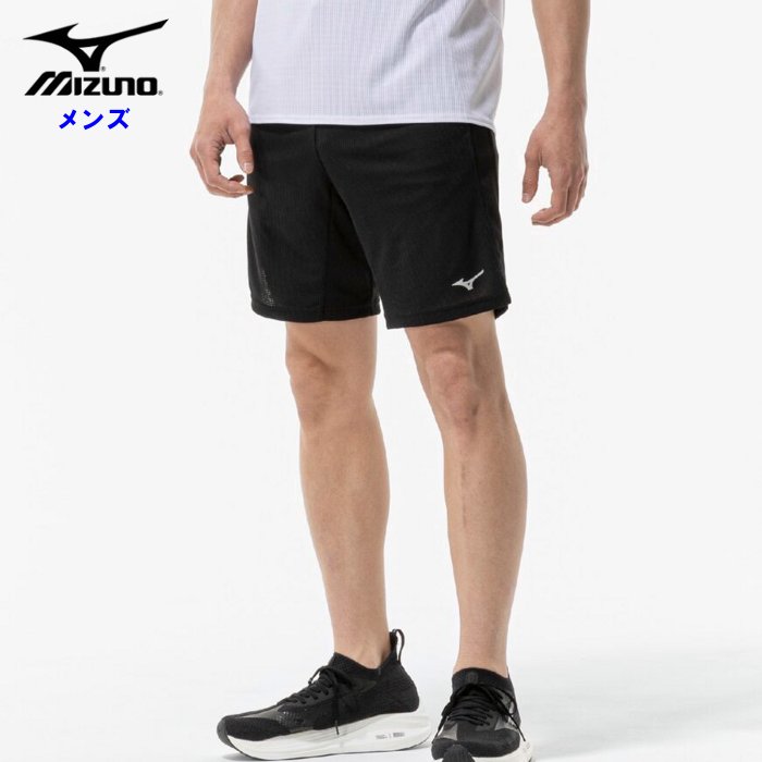 ミズノ メンズ ハーフパンツ (ランニング マラソン ジョギング ドライエアロフロー 汗処理 通気 運動 ..