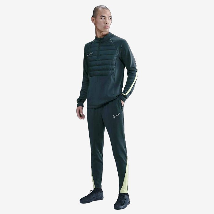 新品 NIKE ナイキ ワンポイントロゴ グリーン セットアップ Lサイズ □新品□ ナイキ メンズL パーカー スエット ジャージ セットアップ