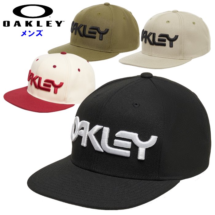 オークリー メンズ キャップ (レディース 男女兼用 ユニセックス キャップ ブラック ホワイト ベージュ カーキ oakley 即日発送) FOS901496
