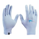 ナイキ メンズ ランニンググローブ (レディース 男女兼用 手袋 防寒 薄手 レーシンググローブ スポーツ トレーニング ランニング手袋 NIKE ブルー 即日...