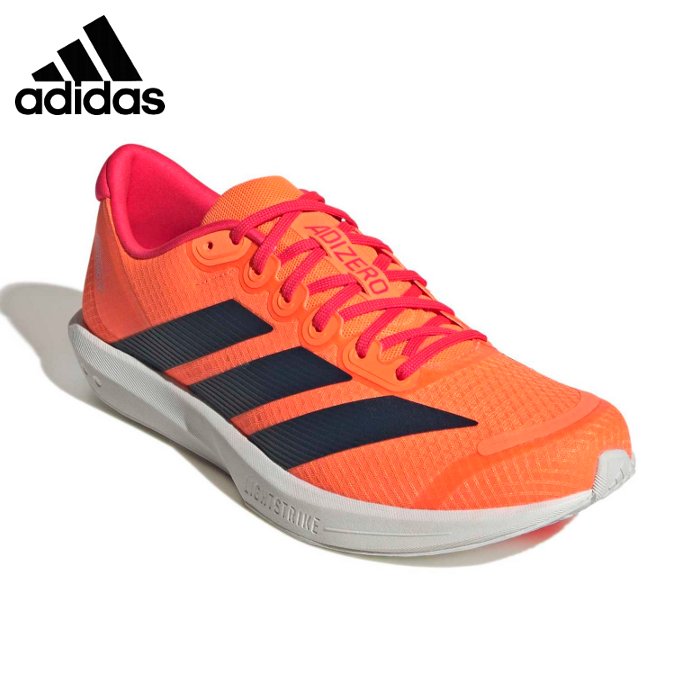アディダス メンズ ランニングシューズ アディゼロ BK (陸上 ランニング スポーツ トレーニング 運動 軽量 オレンジ adidas 即日発送) JQ1678