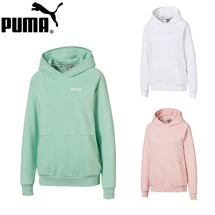 プーマ レディース パーカー (スウェット カンガルーポケット 長袖 フード 普段着 ルームウェア 運動 スポーツ PUMA あす楽) 582691