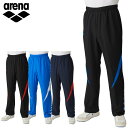 アリーナ メンズ ロングパンツ (レディース 男女兼用 チーム 部活 競泳 水泳 スイミング 防寒 運動 スポーツ トレーニングウェア arena) ASS4L...