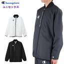 チャンピオン メンズ ウィンドブレーカー ジャケット (レディース 男女兼用 チーム 部活 バスケットボール 防寒 運動 スポーツ トレーニングウェア Cham...
