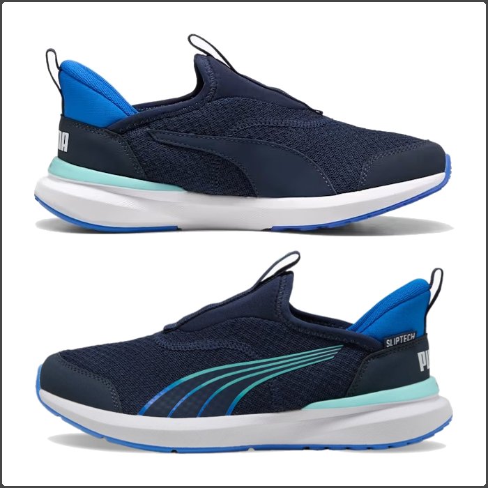 プーマ ジュニア ランニングシューズ クルーズ プロフォーム イーズイン (運動靴 小学生 キッズ 子ども 通学 小学校 トレーニング スポーツ スニーカー スリッポン PUMA 即日発送) 397633 3