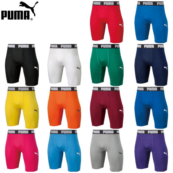 プーマ(puma)コンプレッション ショートタイツ(メンズ スパッツ タイツ コンプレッションウェア サッカー フットサル インナー 運動 スポーツウェア トレーニングウェア)656333